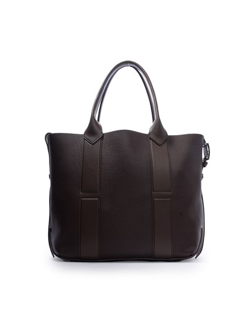 Borsa shopping Script Media in pelle Marrone HOGAN | KBW01OA0300 UH9S610